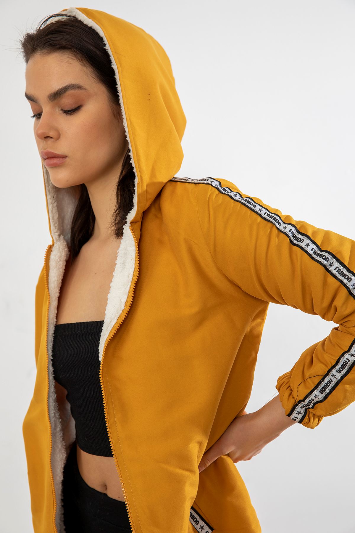 İçi Peluş Mont-Hardal