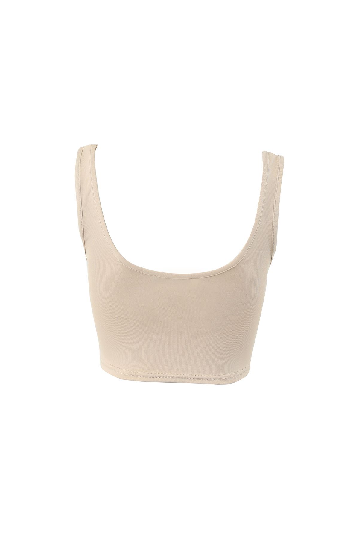 Kısa Crop-Bej