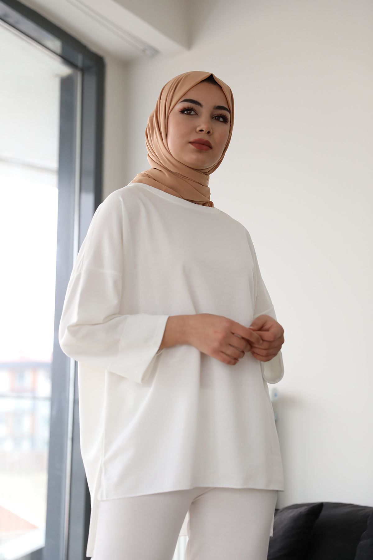 Salaş İkili Takım-Beyaz