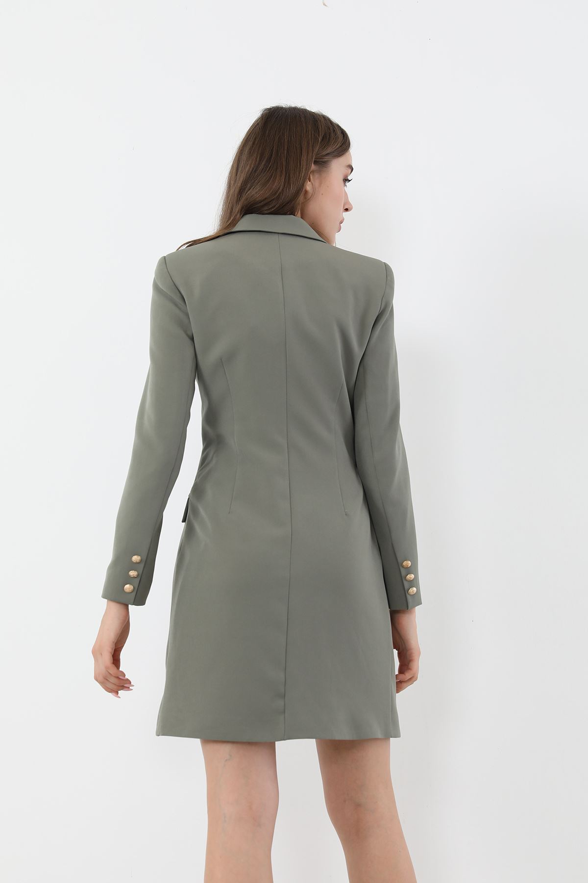 Ceket Elbise-Haki