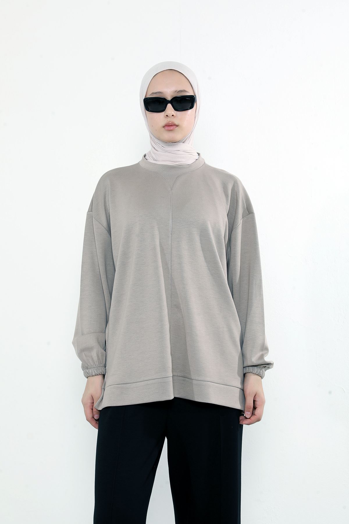 Yaka Detay Oysho Tunik-Vizon