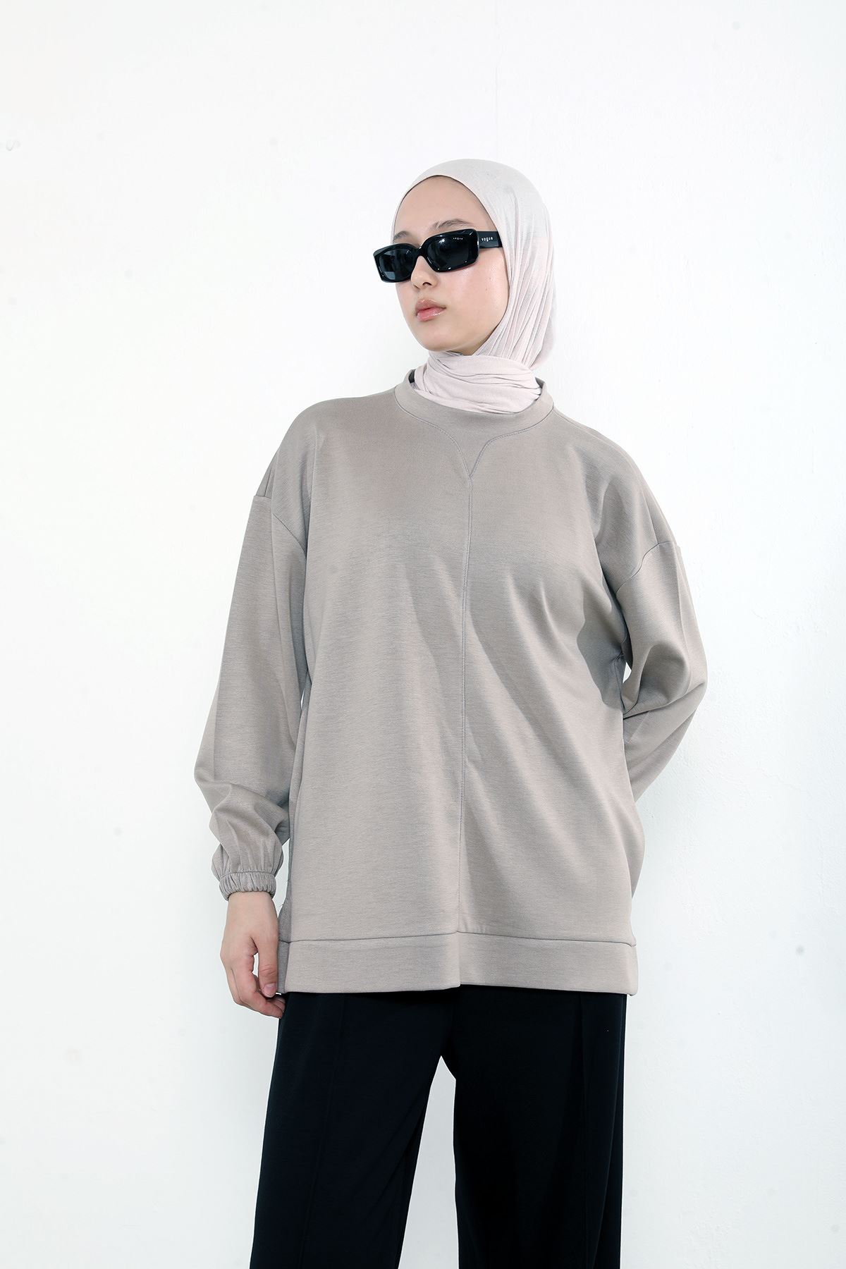 Yaka Detay Oysho Tunik-Vizon