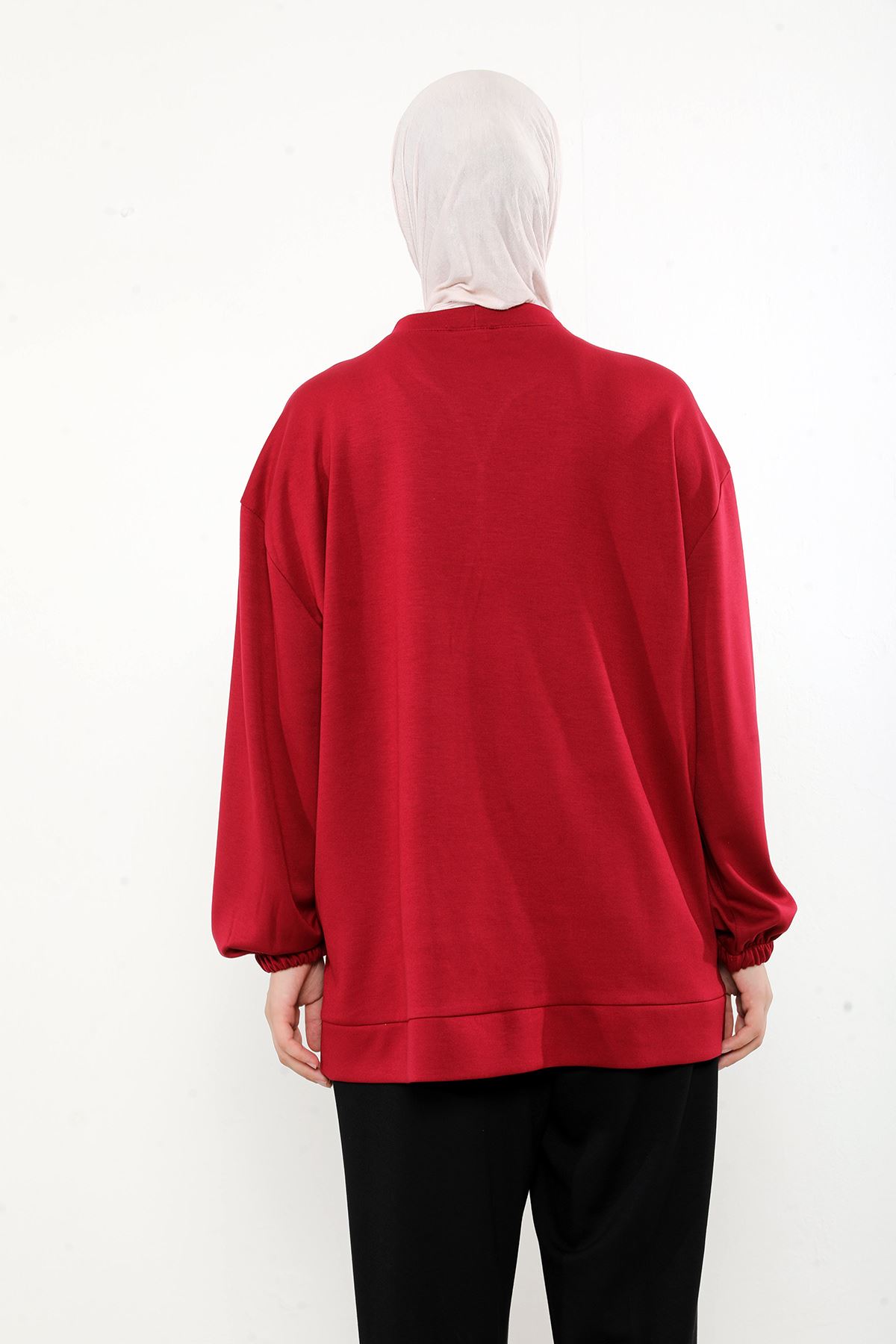 Yaka Detay Oysho Tunik-Bordo