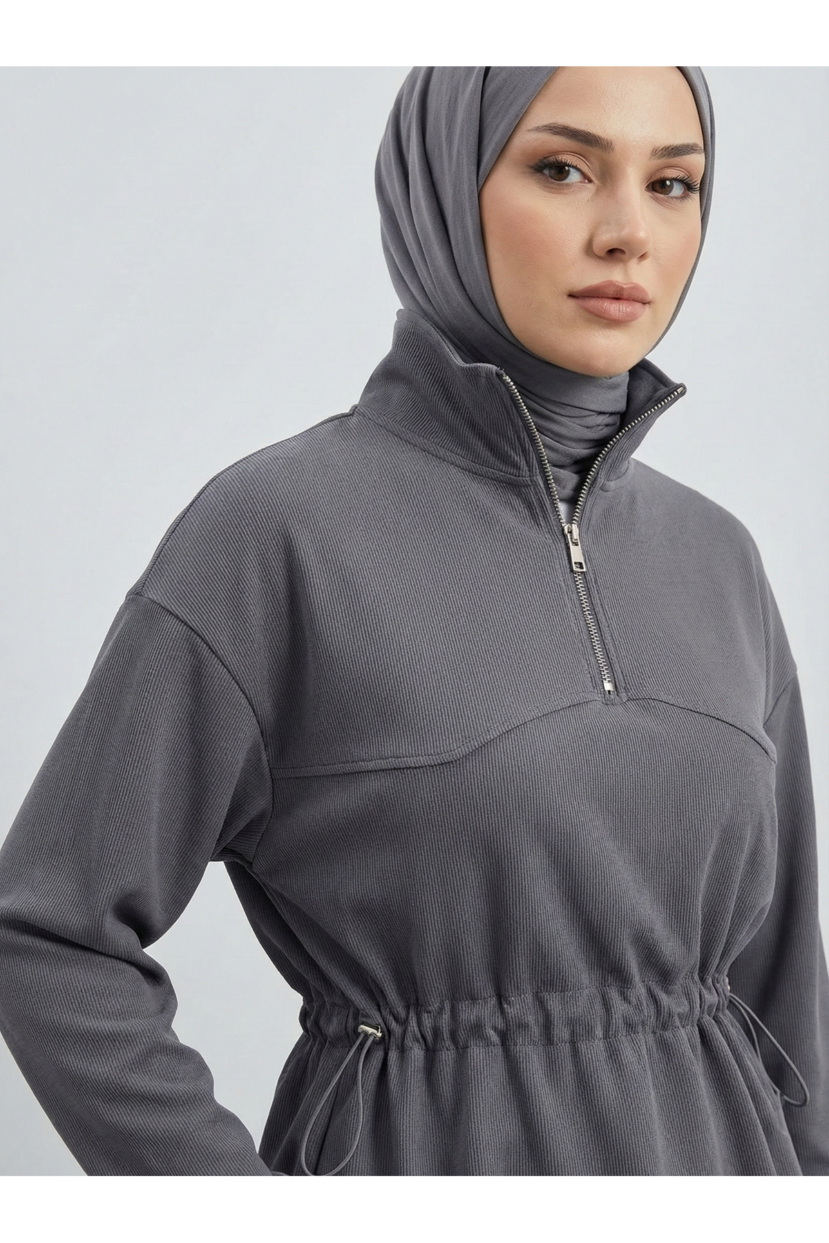 Beli StoperTünelli Elbise-Antrasit