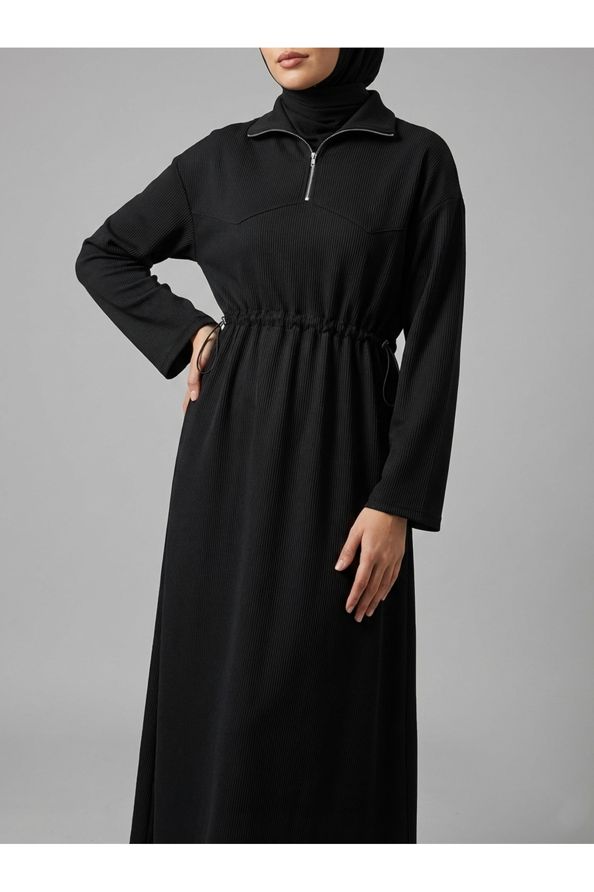 Beli StoperTünelli Elbise-Siyah