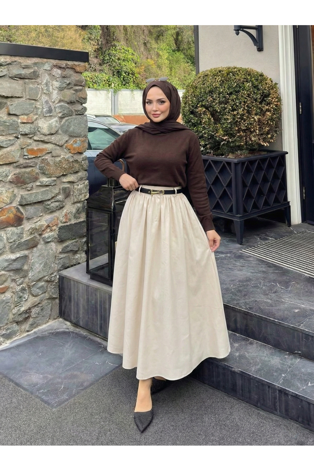 Kemer Detay Terikoton Etek-Taş