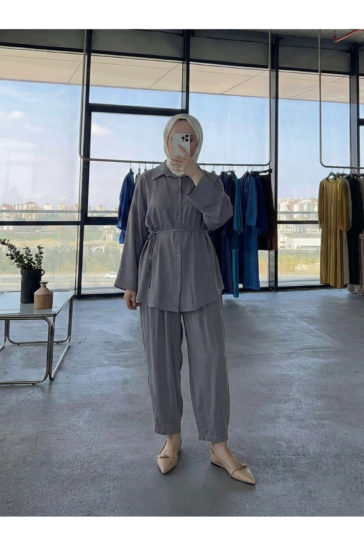 Paça Pensli Takım-Antrasit