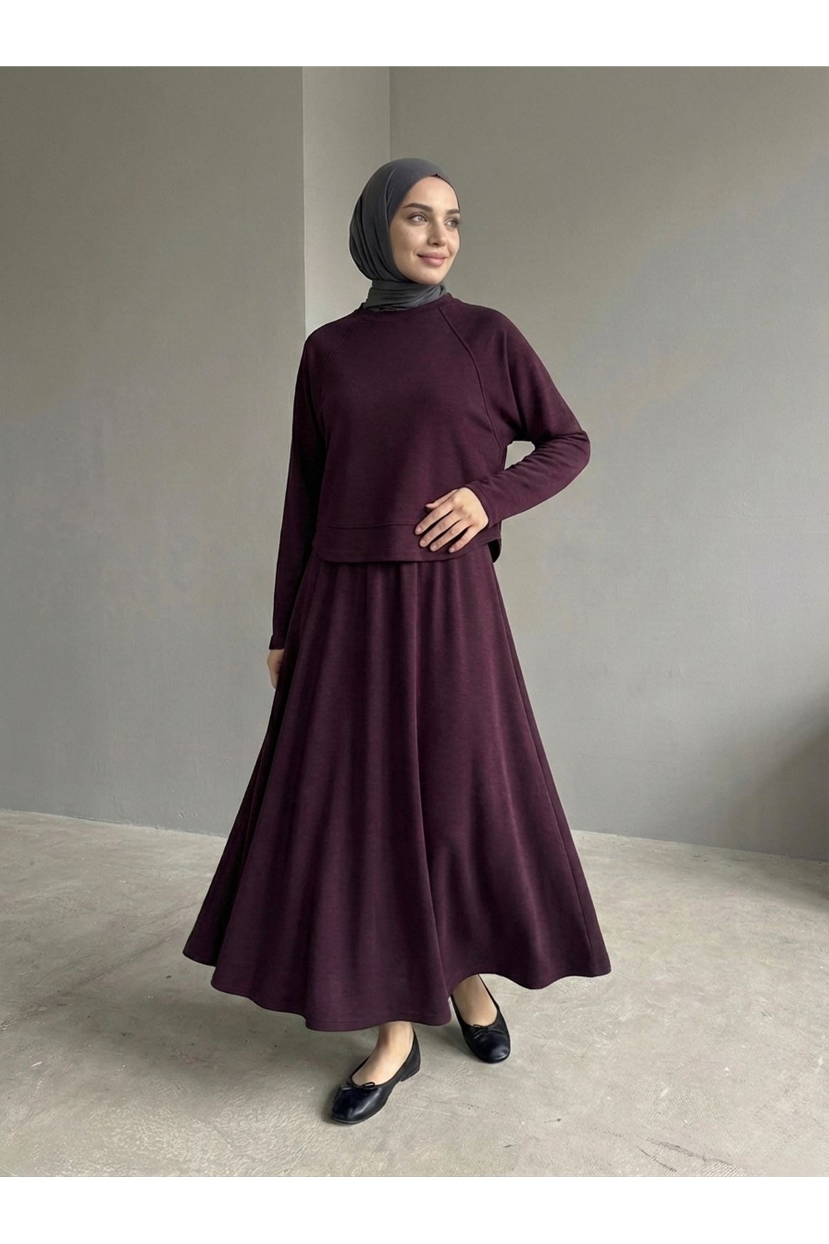 Pike Etekli Takım-Bordo