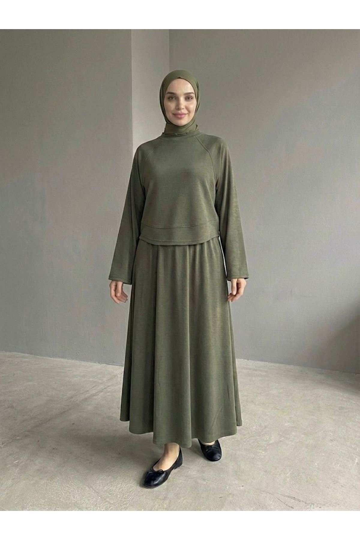 Pike Etekli Takım-Haki