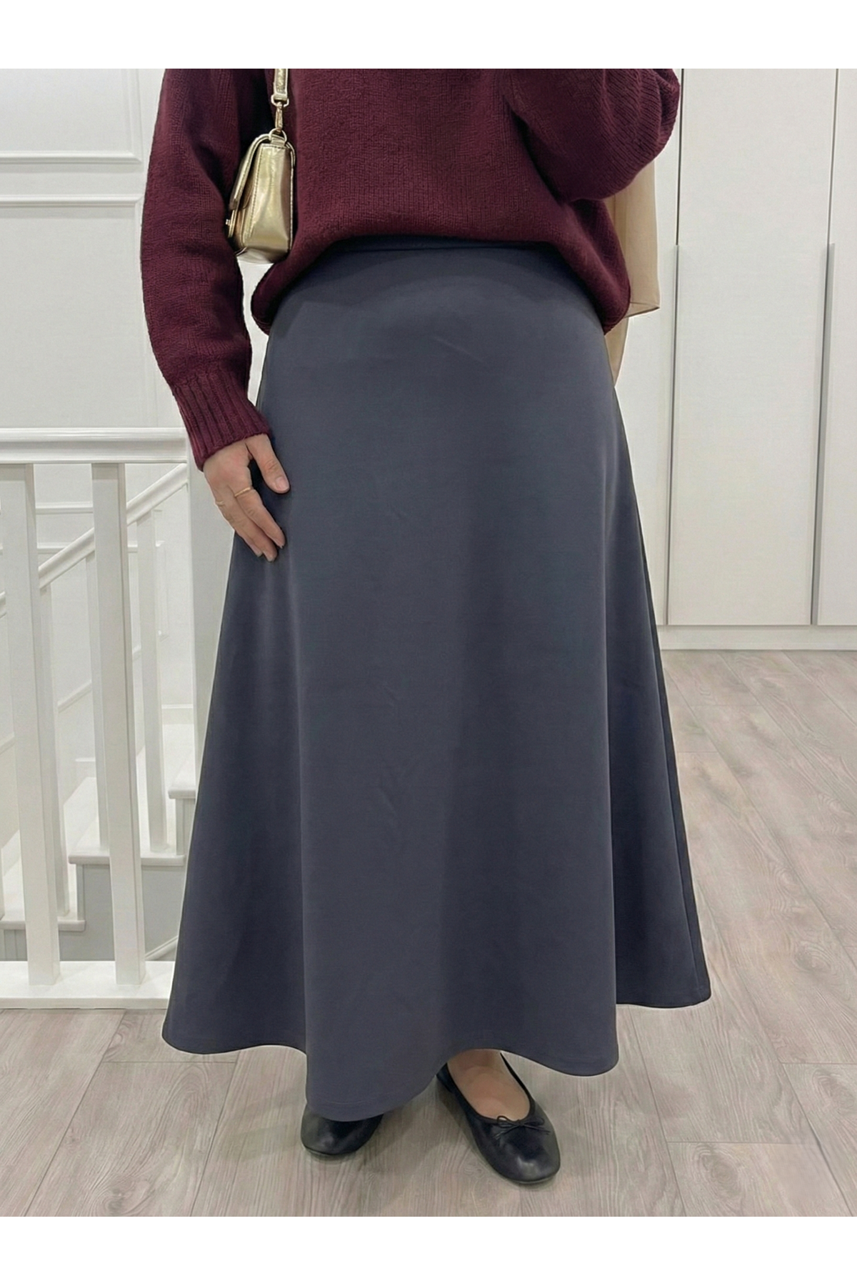 Scuba Verev Etek-Antrasit