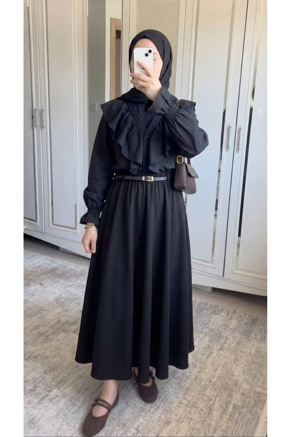 Kemer Detay Soft Etek-Siyah