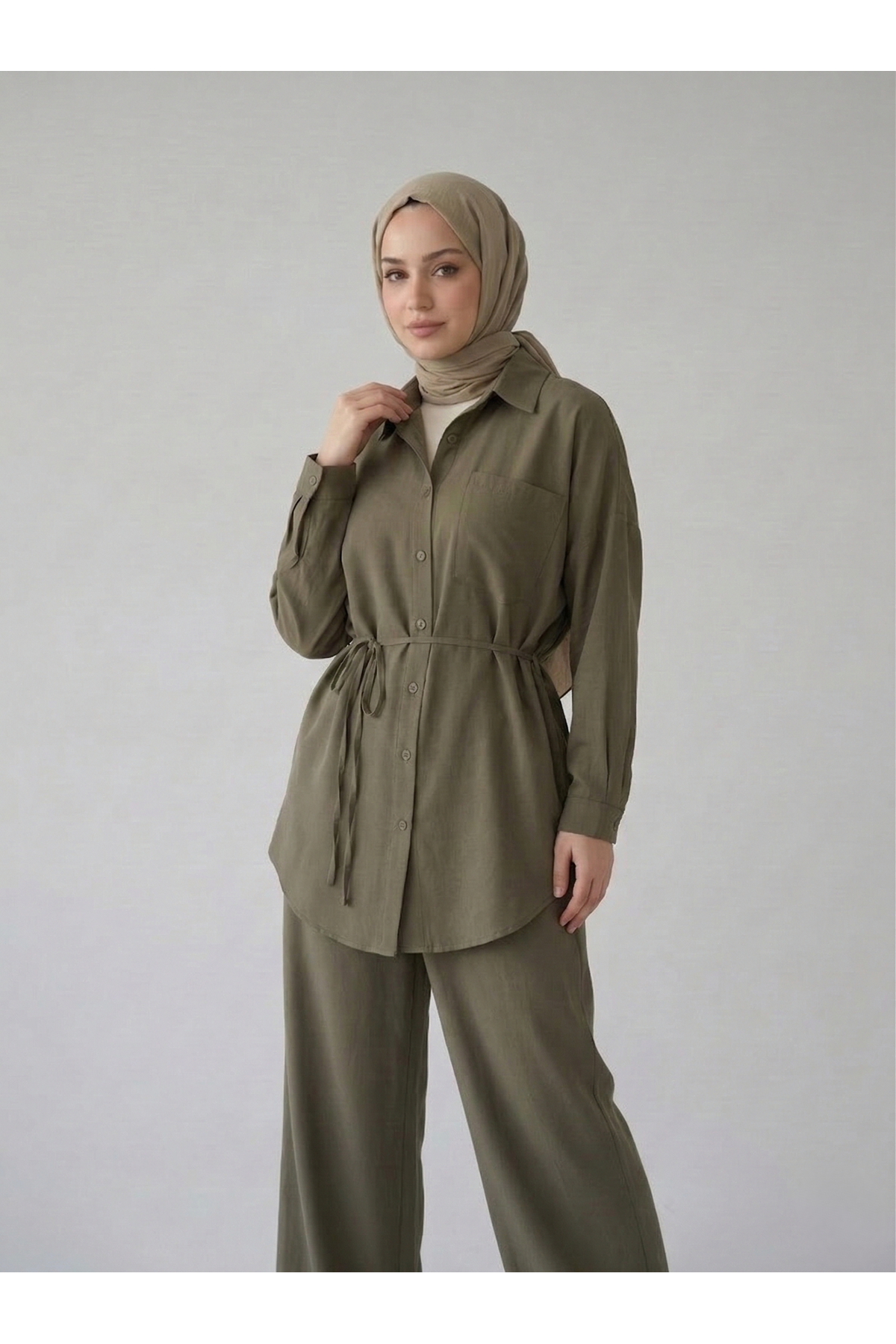 Cep Deatay Modal Takım-Haki