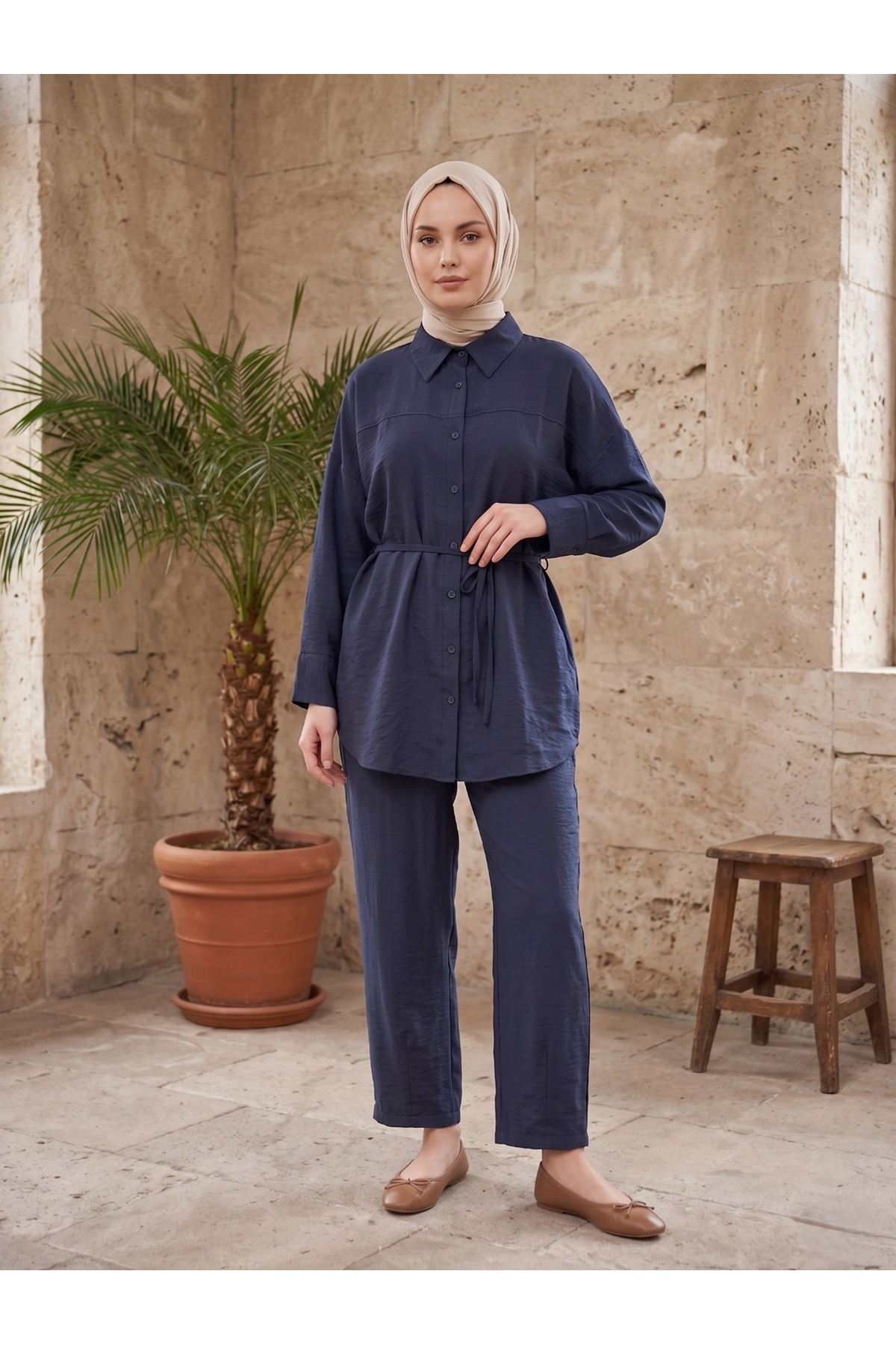 Paça Pensli Takım-Lacivert