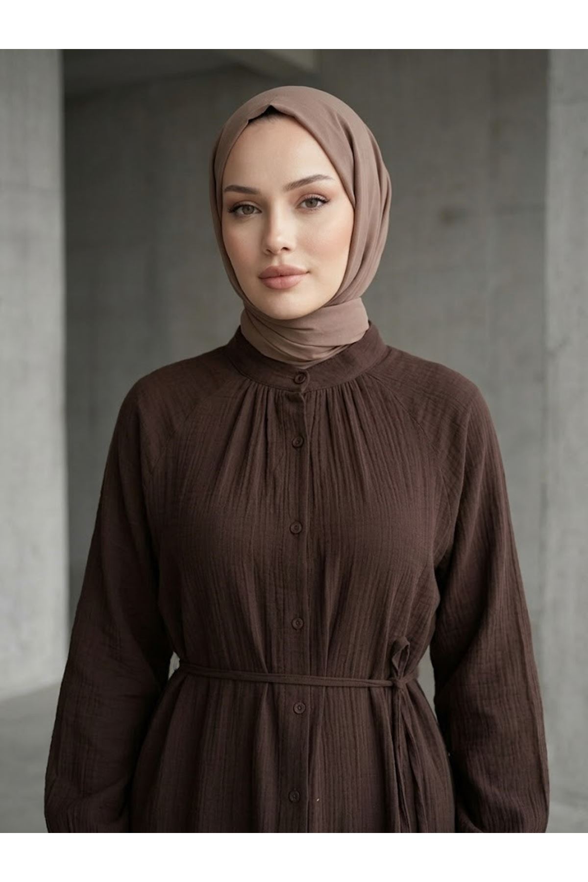 Tunik Uzun-Kahve