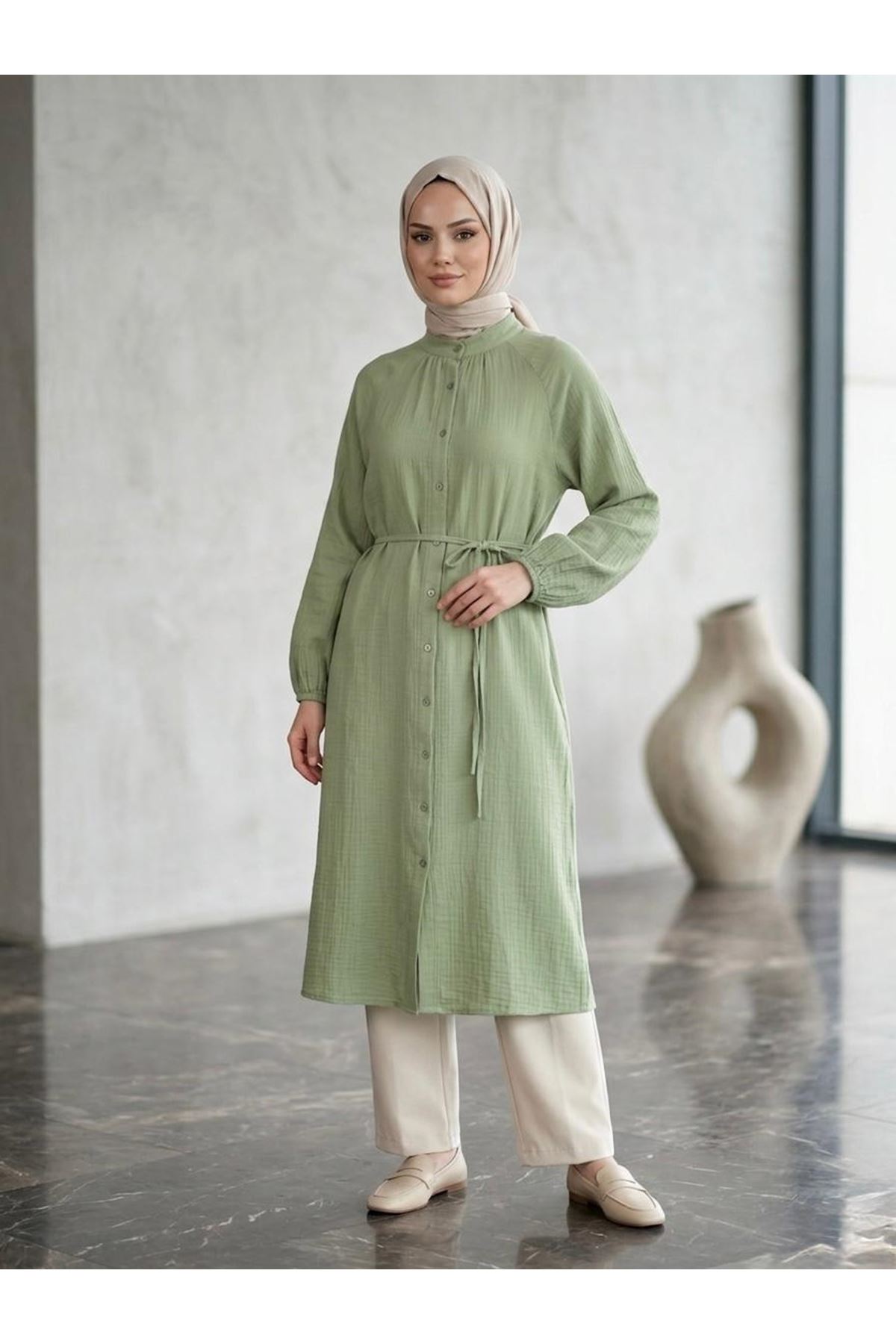Tunik Uzun-Mint