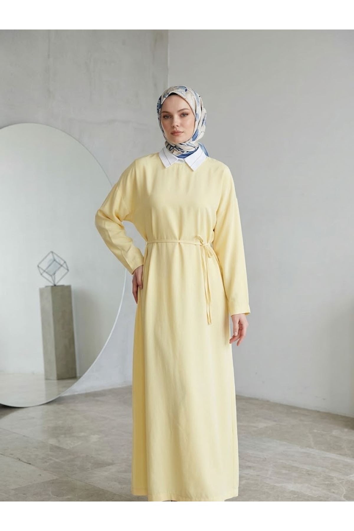 Kupra Elbise-Sarı