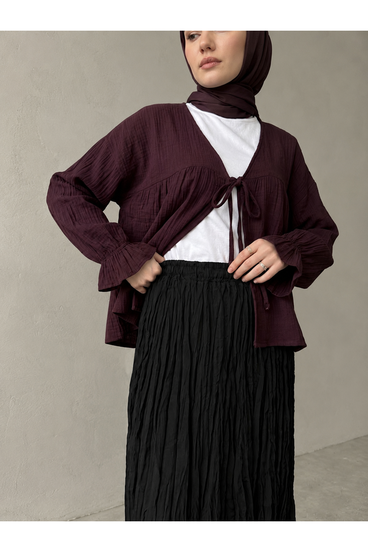 Astarlı Kraş Etek-Siyah