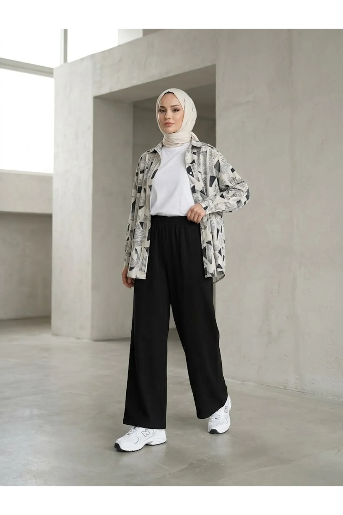 Cepli Yıkamalı Pantolon-Siyah