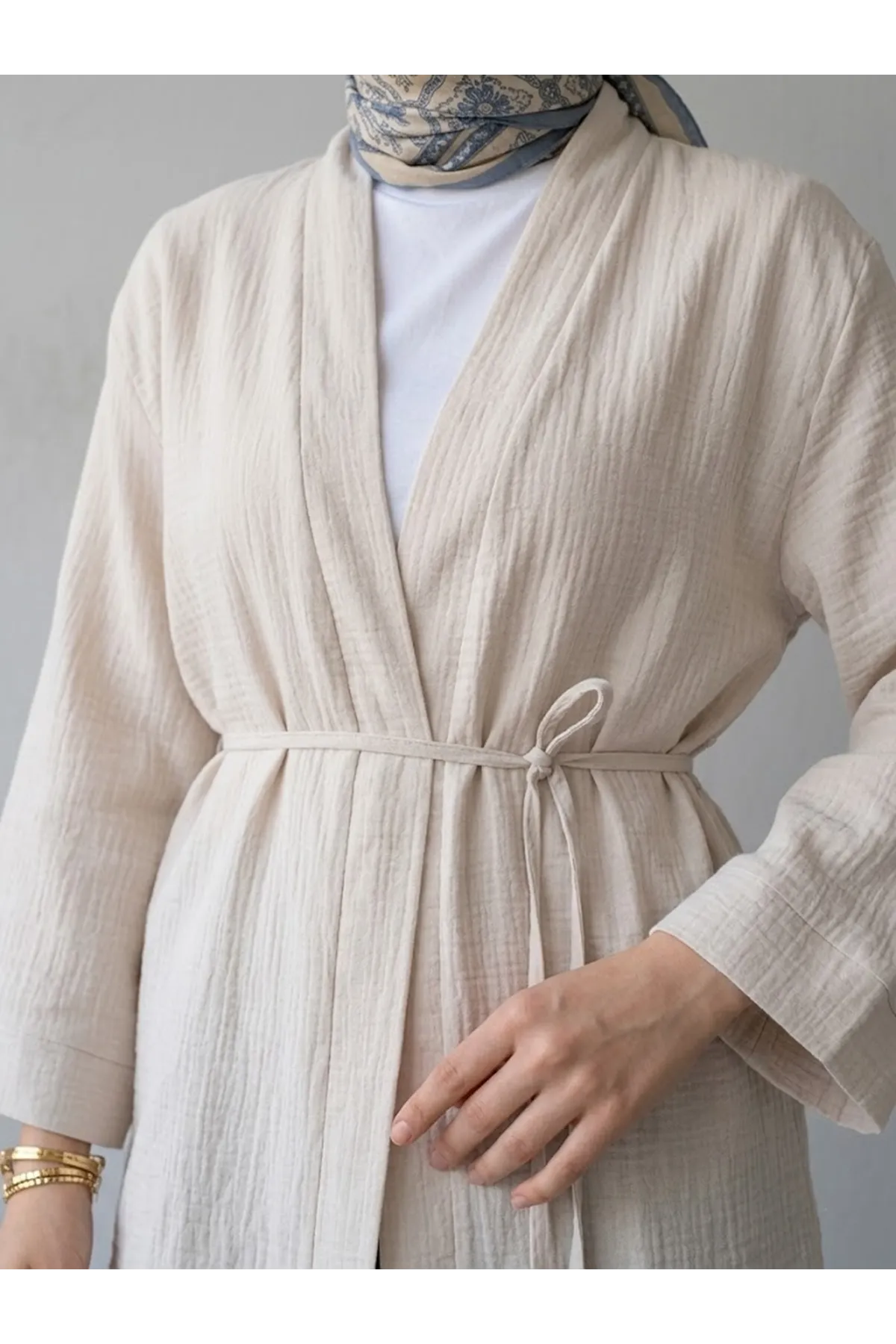 Müslin Kimono-Taş