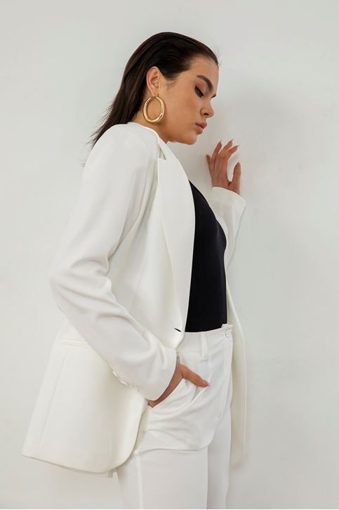 Retro Palazzo Takım-Ekru