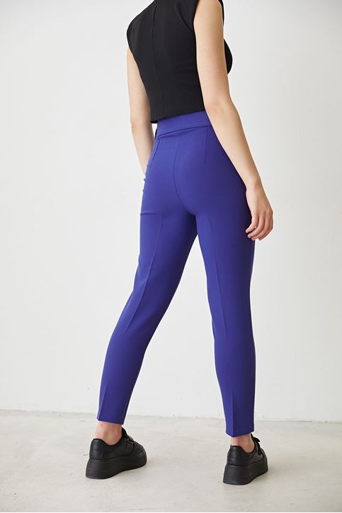 Kemerli Kumaş Pantolon-Saks