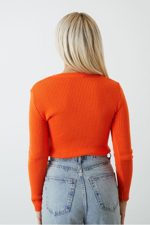 Bisiklet Yaka Kazak-Oranj