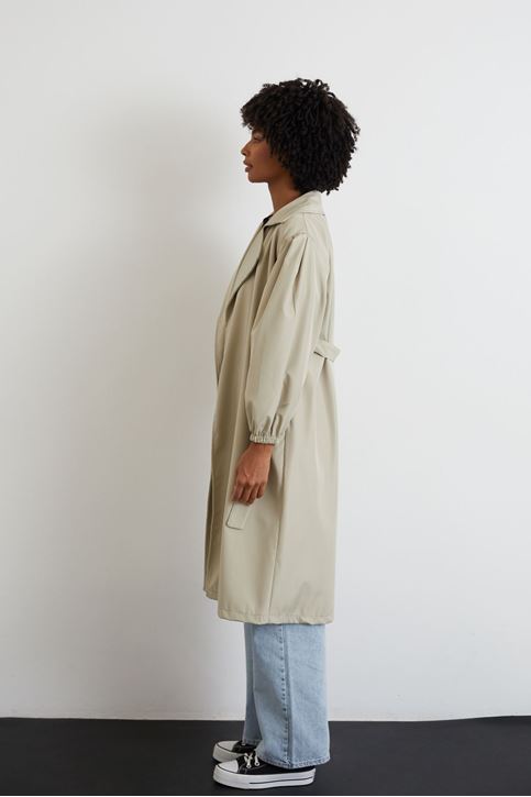 Kuşaklı Trençkot-Bej