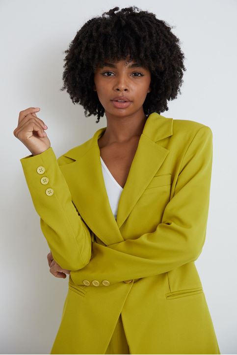 Retro Palazzo Takım-YAĞ YEŞİLİ