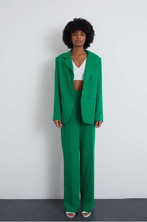 Retro Palazzo Takım-Açık Yeşil
