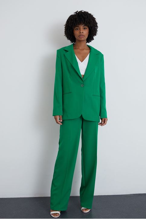 Retro Palazzo Takım-Açık Yeşil