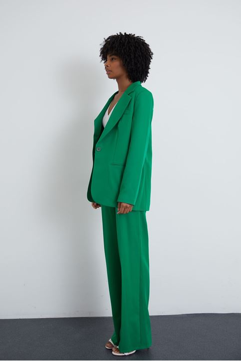 Retro Palazzo Takım-Açık Yeşil