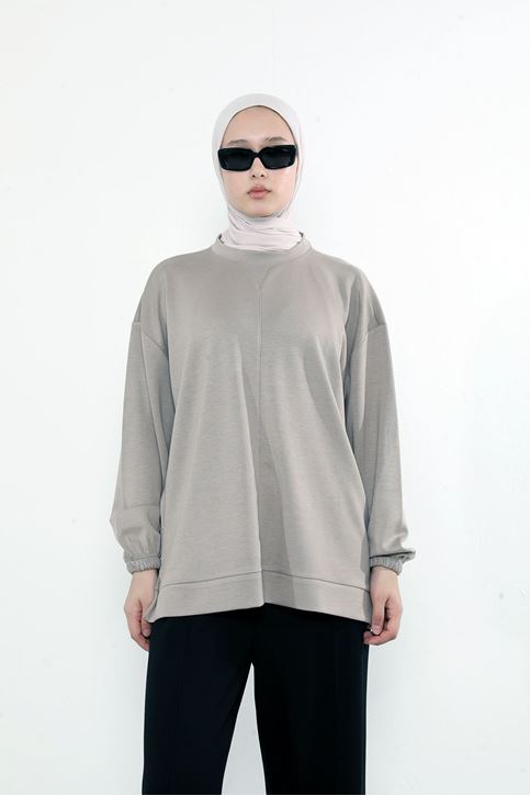 Yaka Detay Oysho Tunik-Vizon