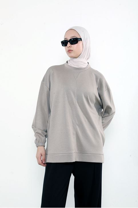 Yaka Detay Oysho Tunik-Vizon