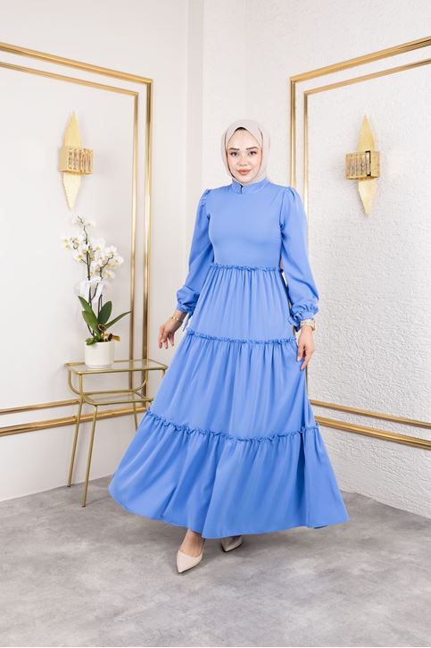 Kat Kat Bible Elbise-İndigo