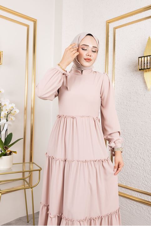 Kat Kat Bible Elbise-Pudra