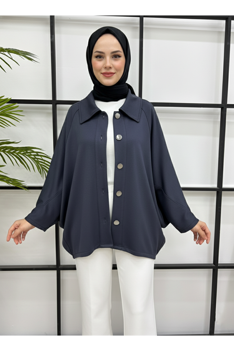 Casual Relax Fit Giy Çık-Antrasit