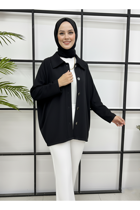 Casual Relax Fit Giy Çık-Siyah