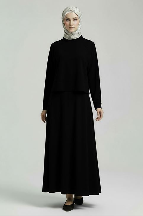 Oysho Etekli Takım-Siyah