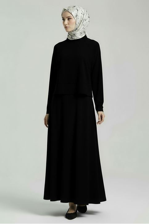 Oysho Etekli Takım-Siyah