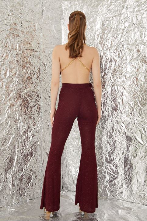 İspanyol Paça Takım-Bordo