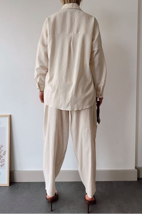 Taşlı Pantolon Takım-Taş