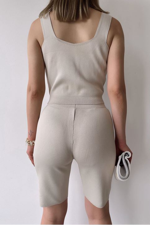 Triko Şort Takım-Taş