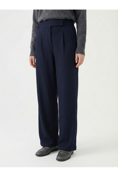 Cırt Bantlı Pantolon-Lacivert