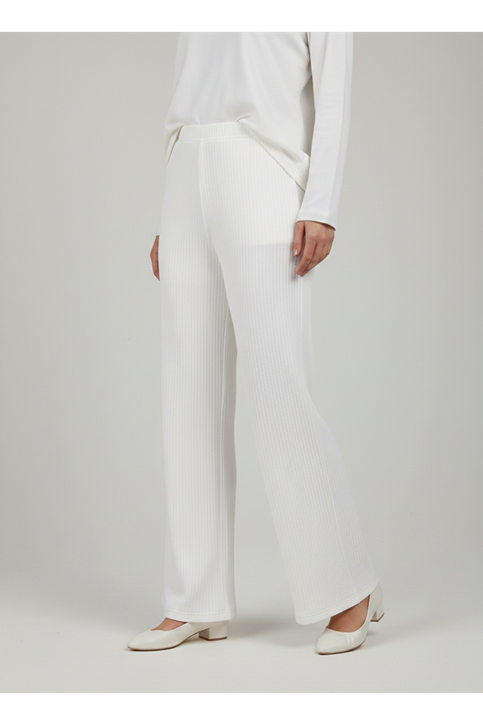 Ziplin Pantolon-Ekru