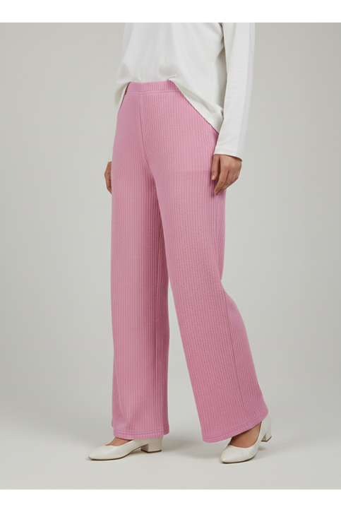 Ziplin Pantolon-Pembe
