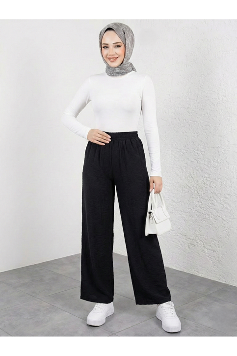 Çilek Pantolon-Siyah