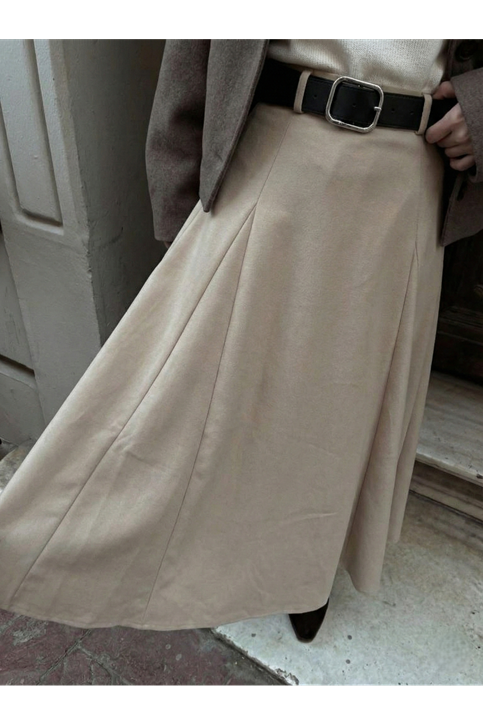 Kelebek Detaylı Dabıl Etek-Taş