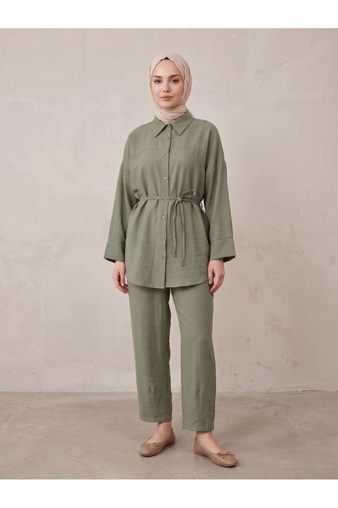 Paça Pensli Takım-Haki