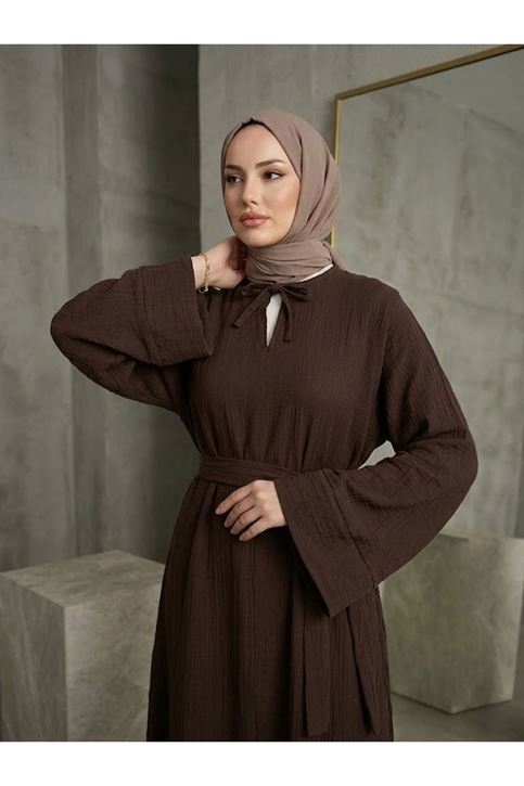 Yarasa Elbise-Kahve