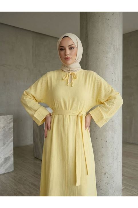 Yarasa Elbise-Sarı